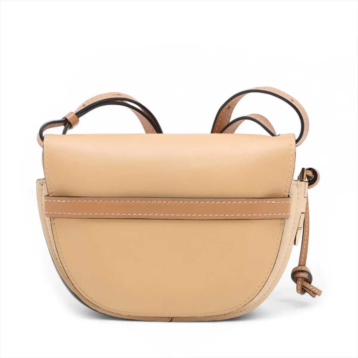 Loewe Gate Small Leather Shoulder Bag Beige