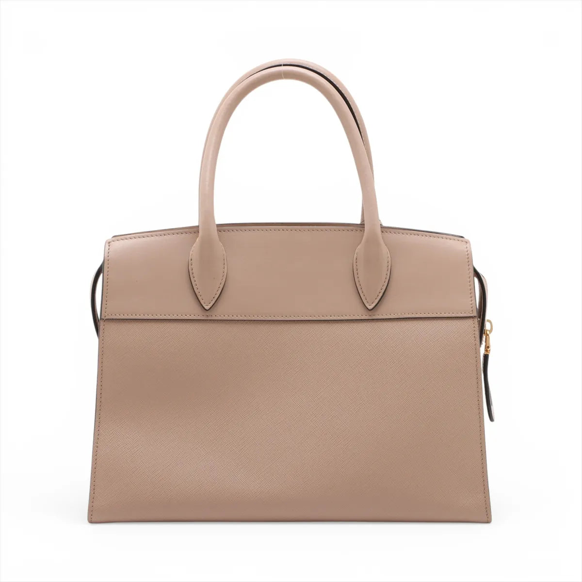 Prada Saffiano Leather Handbag Beige