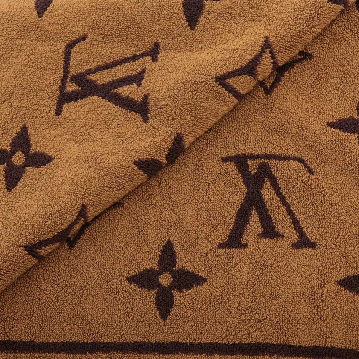 Louis Vuitton Monogram Classic Cotton Beach Towel Brown