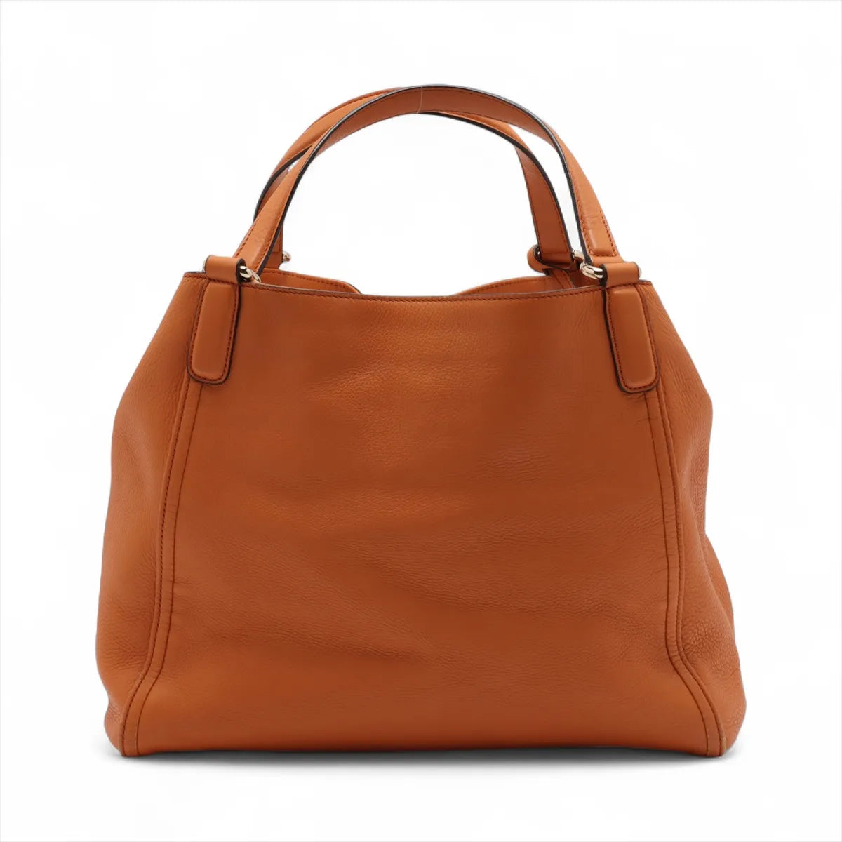 Gucci Soho Leather Tote Handbag Rust