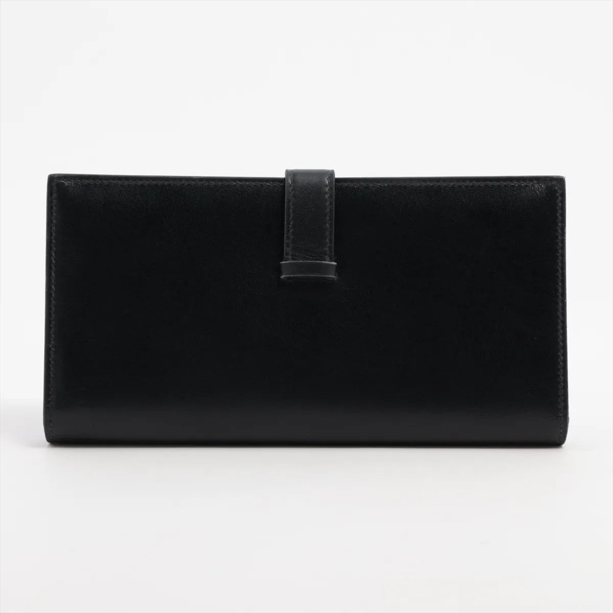 Hermès Bearn Box Calf Long Wallet Black