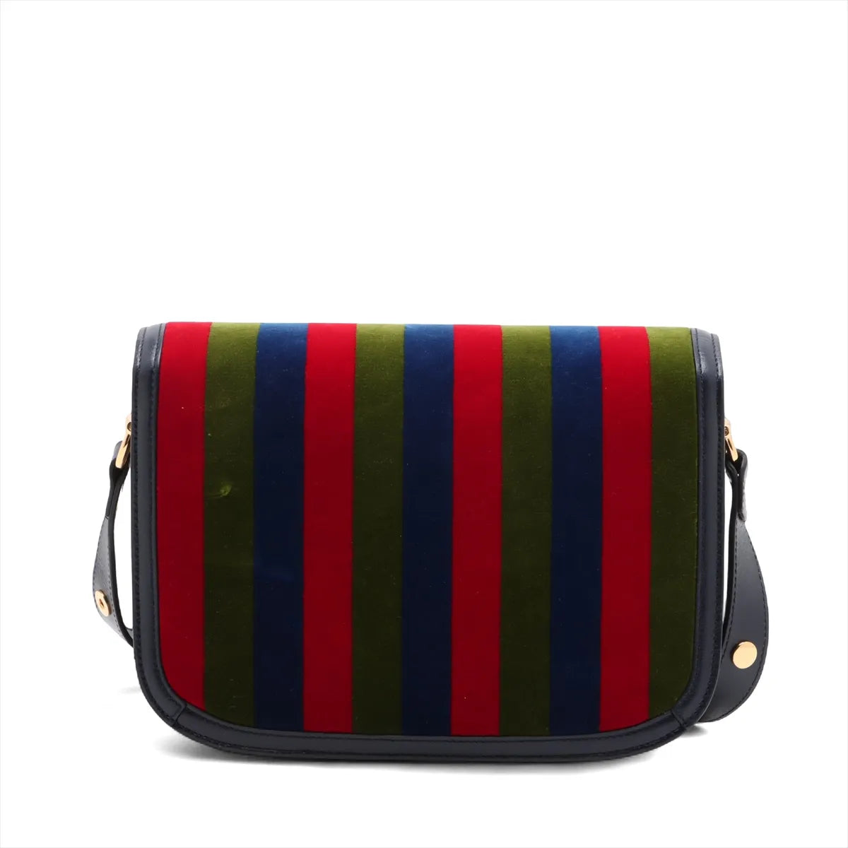 Gucci Horsebit 1955 Baiadera Velour Shoulder Bag Multicolor