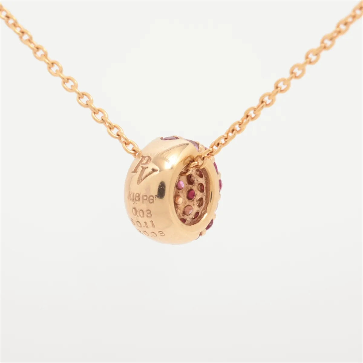 Ponte Vecchio Rotondo Ruby Diamond Necklace