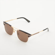 Load image into Gallery viewer, Gucci Novelty Men&#39;s Rectangular Sunglasses Brown