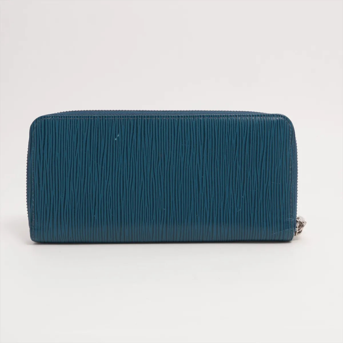 Louis Vuitton Epi Vertical Zippy Wallet Blue