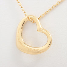 Load image into Gallery viewer, Tiffany &amp; Co. Open Heart Pendant Necklace Gold