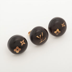 Louis Vuitton Sylvania Tigerwood Stud Earring