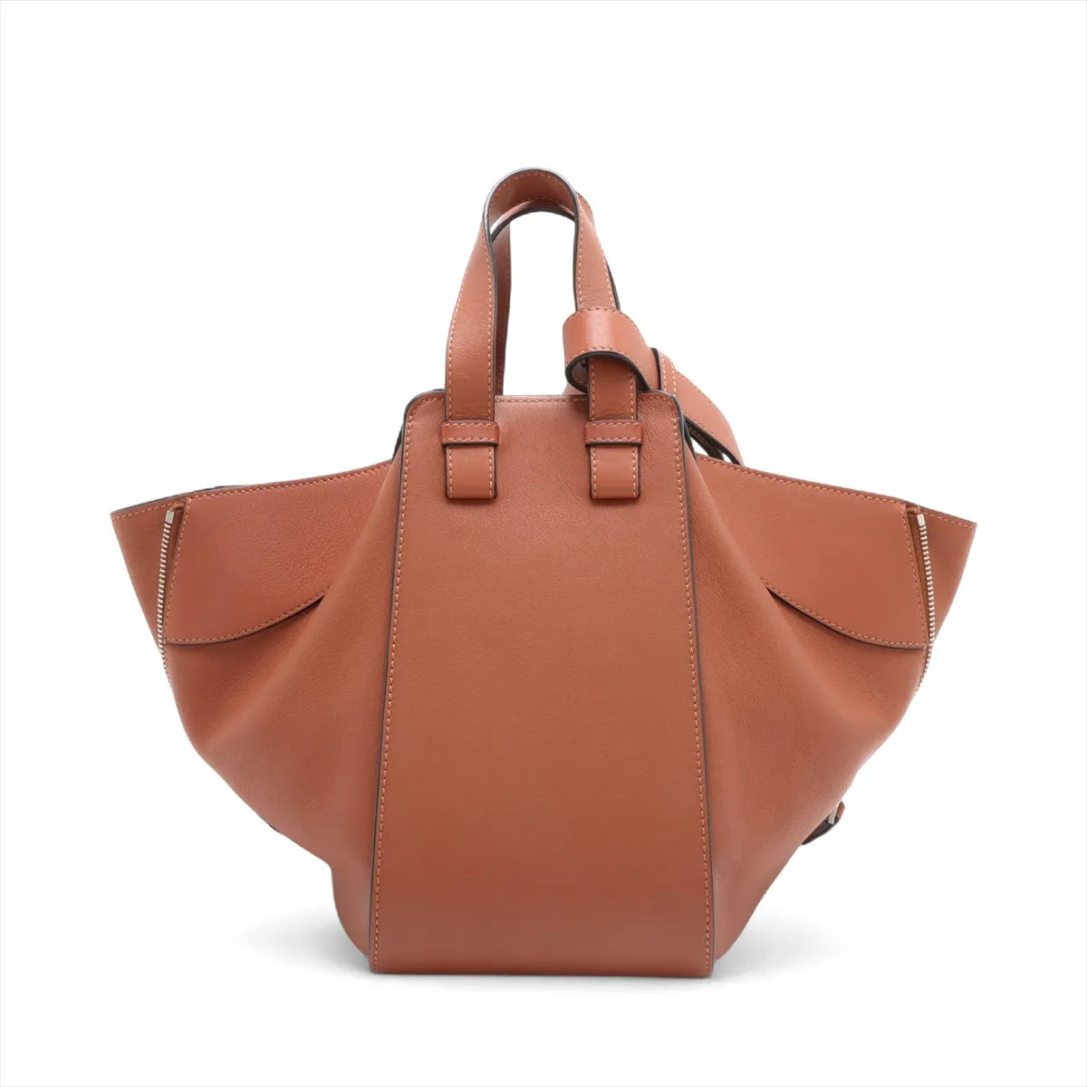 Loewe Hammock Small Leather Two-Way Handbag Brown