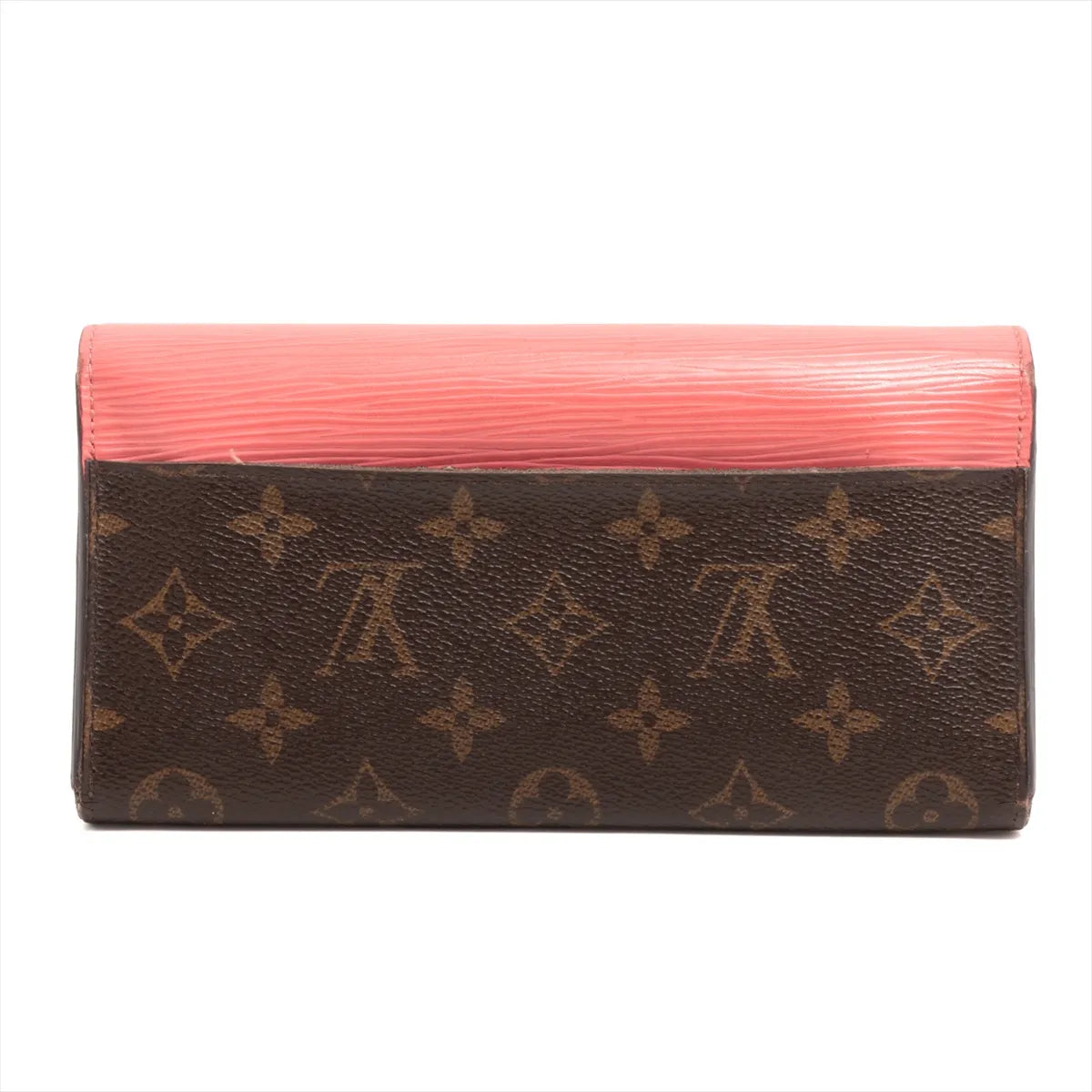 Louis Vuitton Monogram × Epi Marie-Lou Long Wallet Brown x Pink