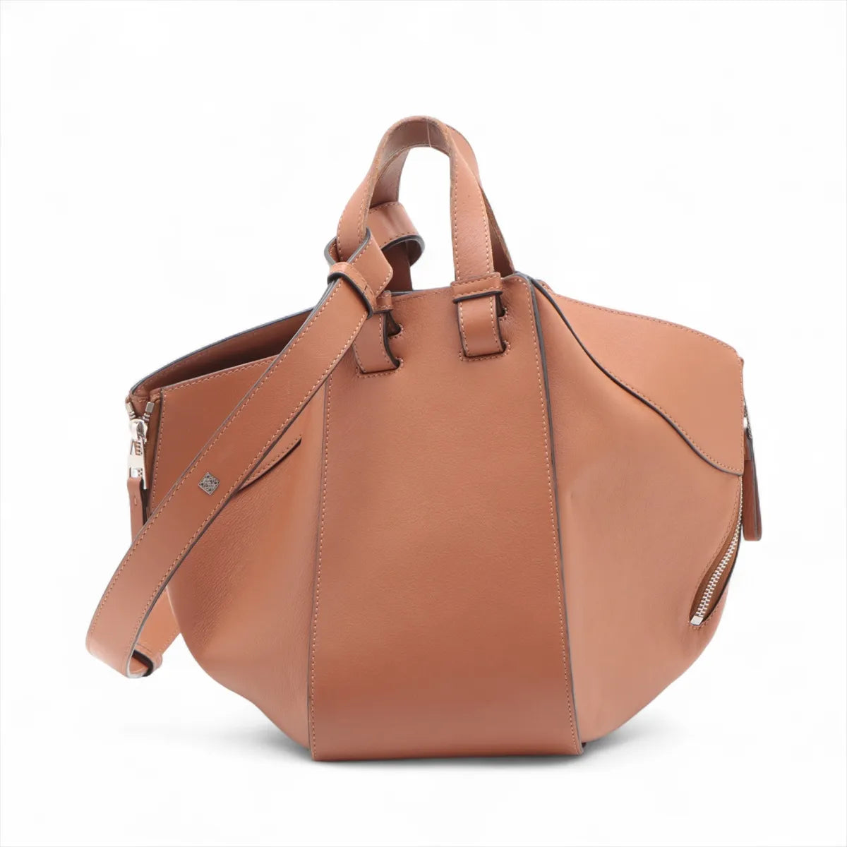 Loewe Hammock Small Leather Two-Way Shoulder Bag Brown