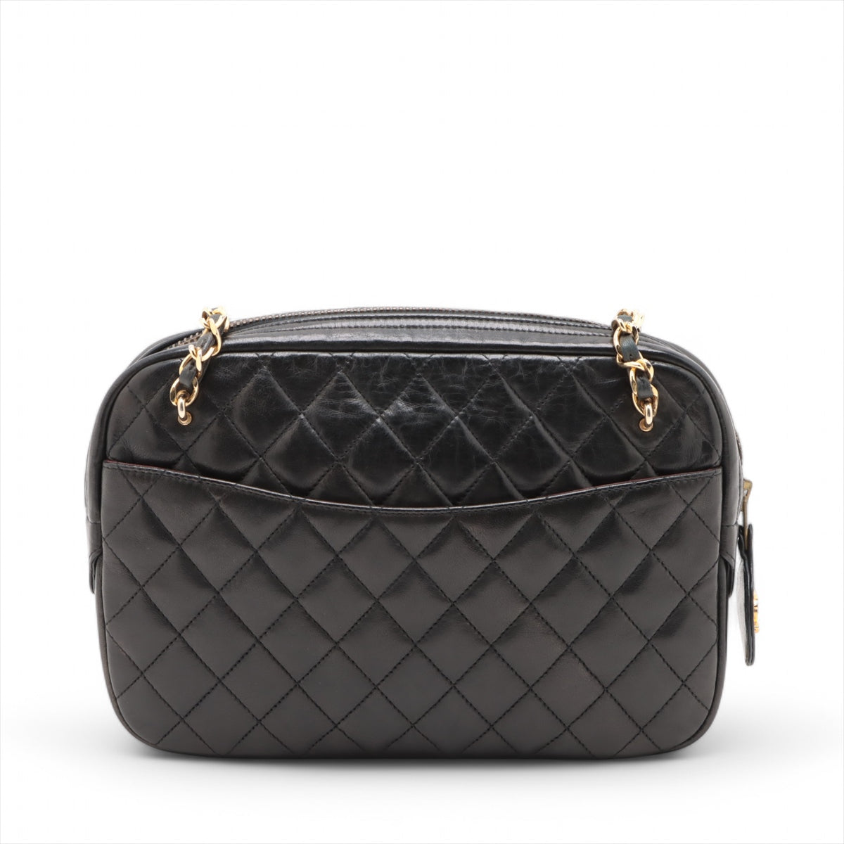 Chanel Matelasse Lambskin Chain Camera Bag Black * PREORDER *