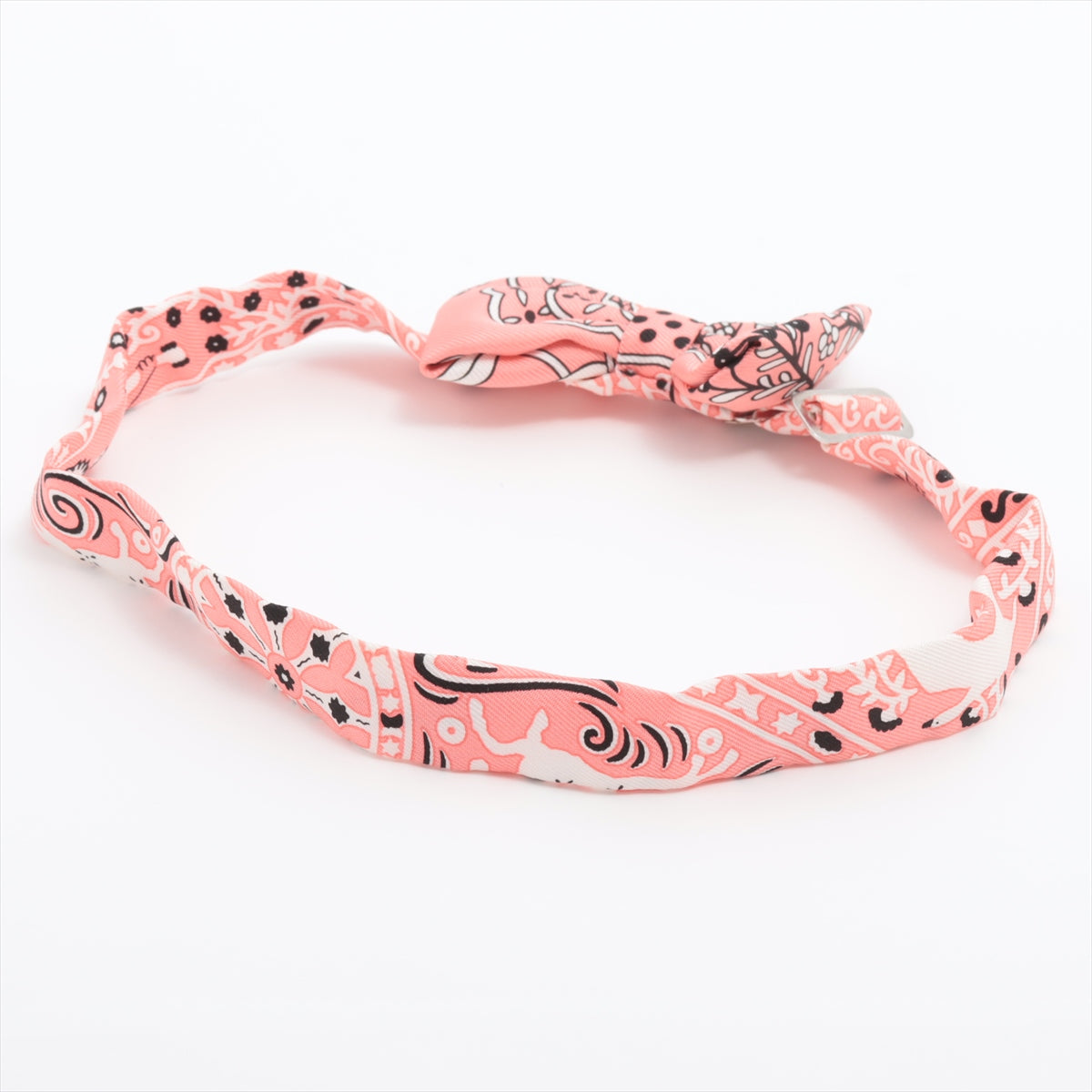 Top rated Hermès Noeud Papillon Bow Tie Silk Pink