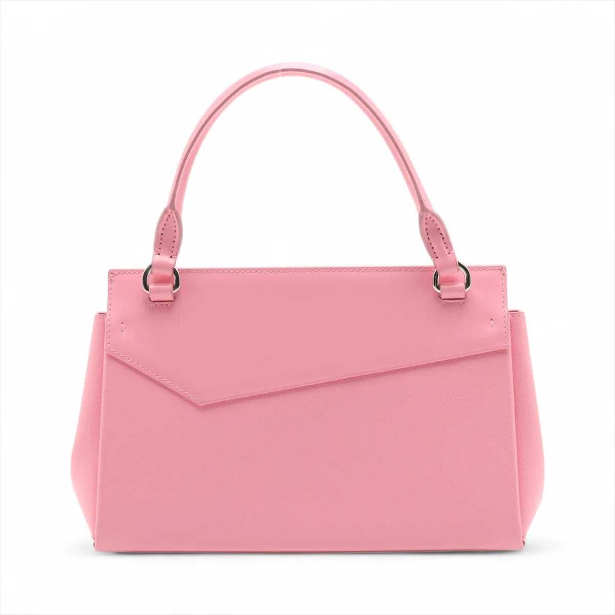 Maison Margiela Snatched Leather Two-Way Handbag Pink