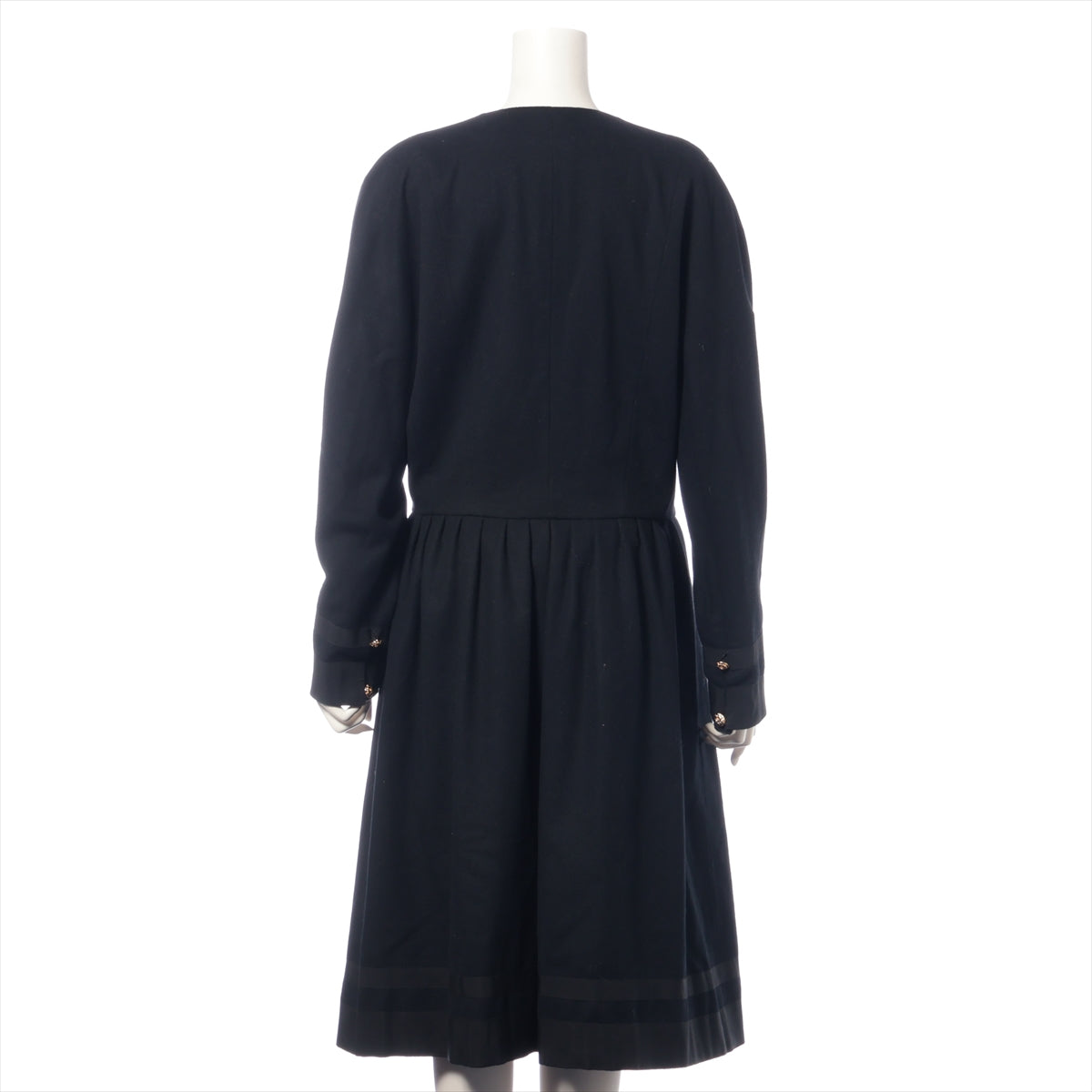 Chanel Vintage Wool Long Sleeve Dress