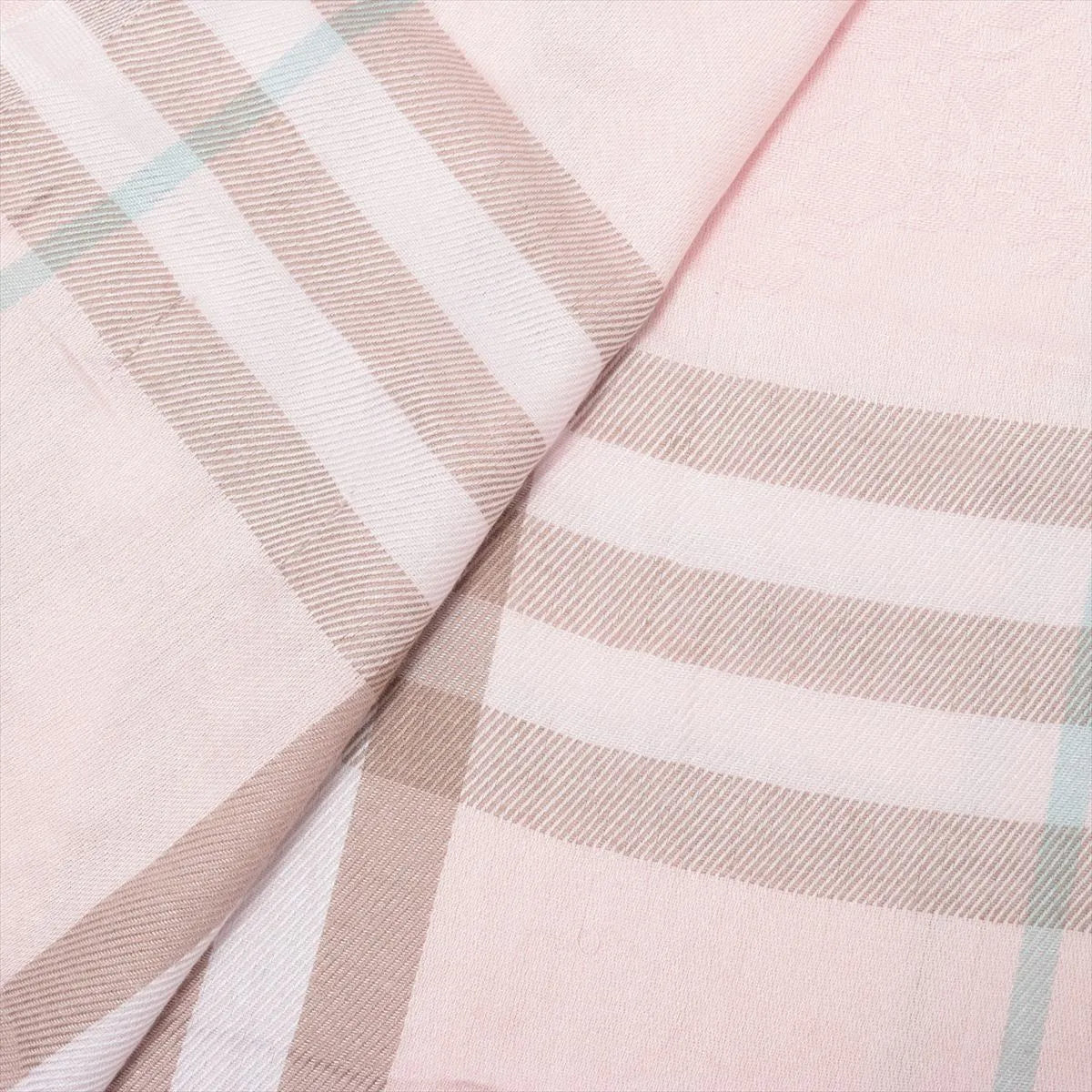 Burberry Nova Check Cashmere Scarf Pink