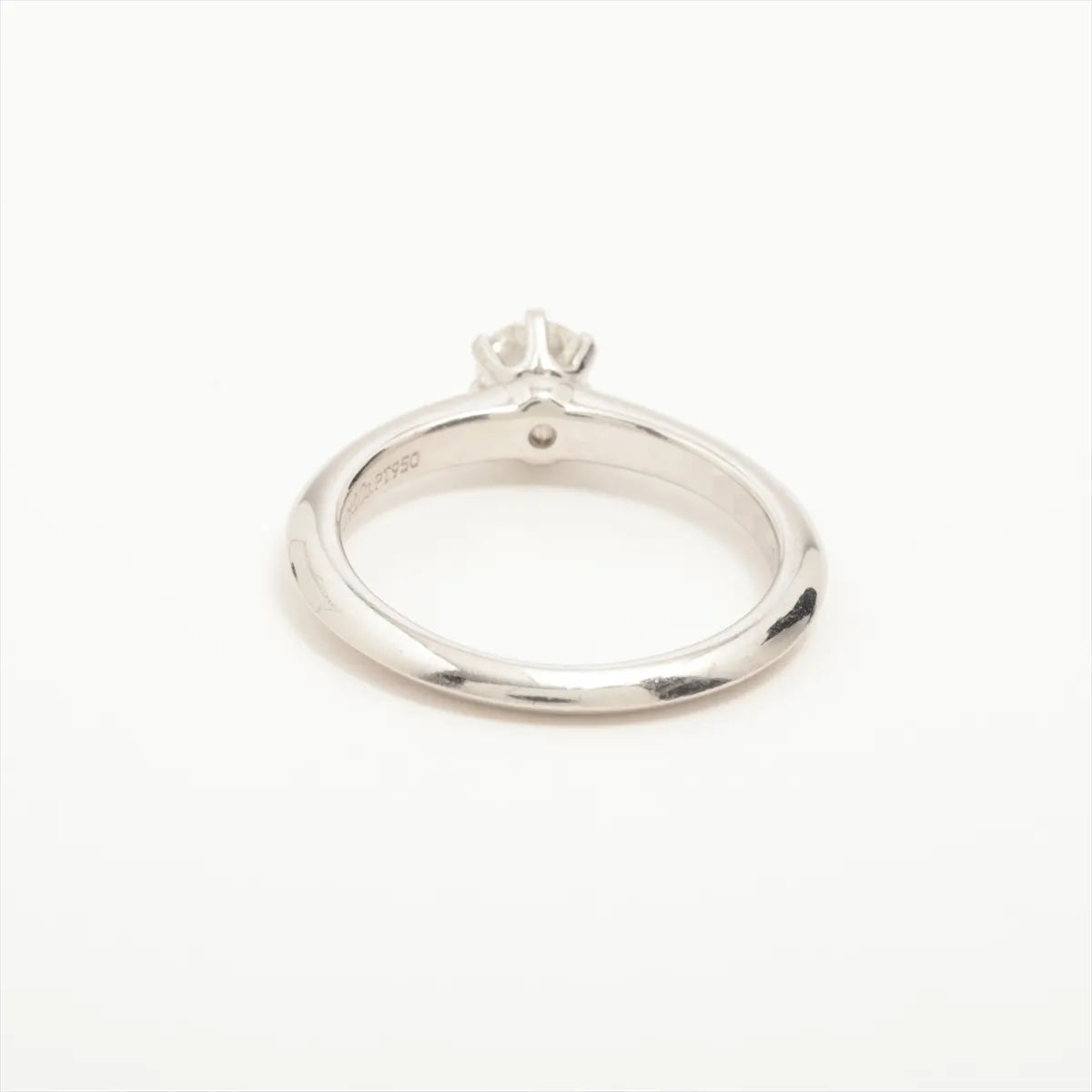Tiffany & Co. Solitaire Diamond Ring Platinum