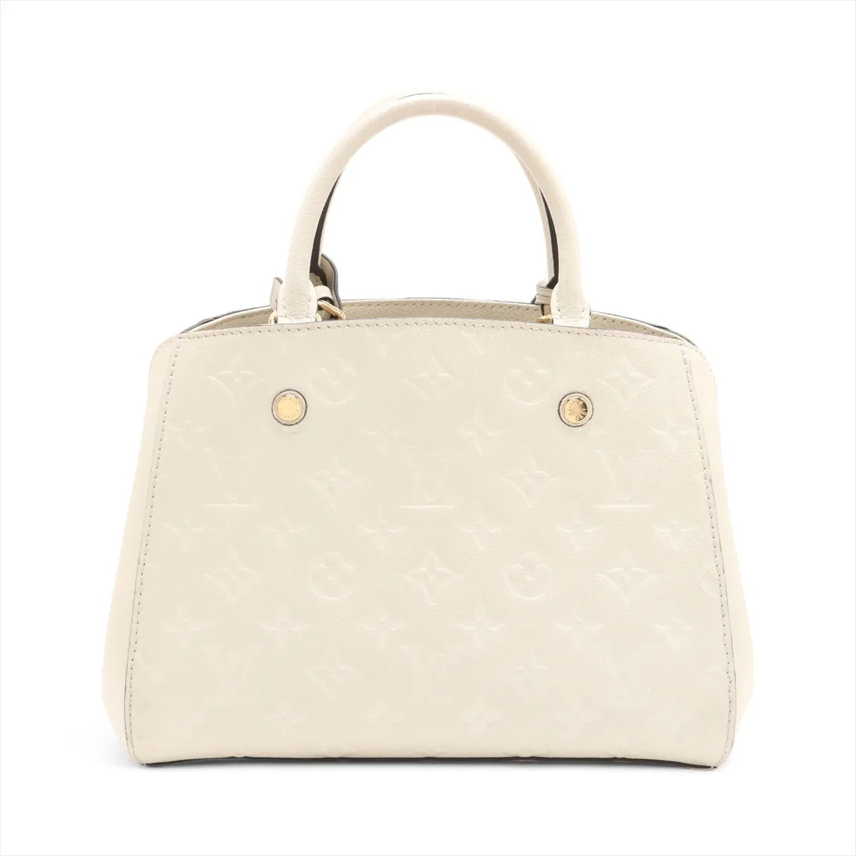 Louis Vuitton Monogram Empreinte Montaigne BB White