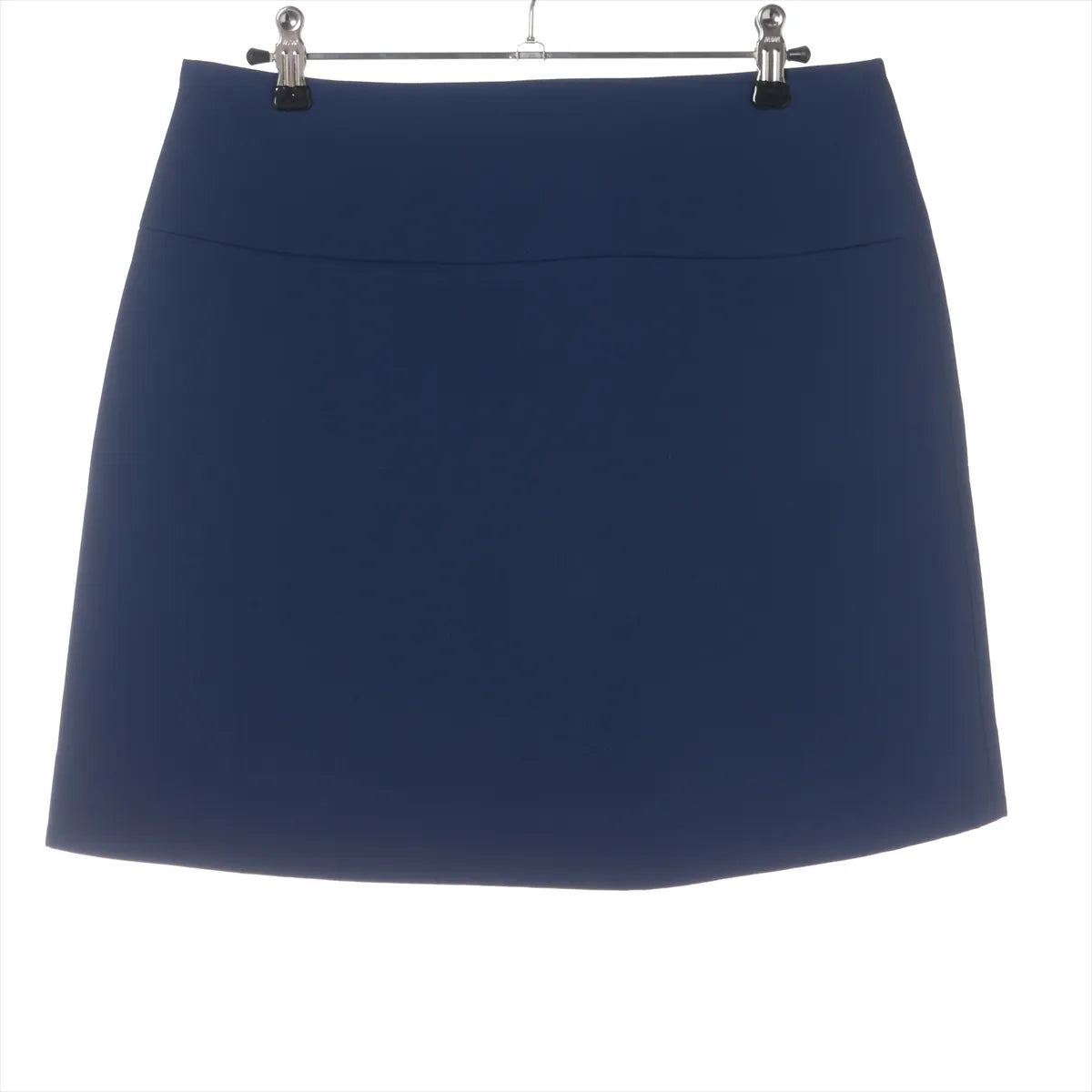 Louis Vuitton Wool x Polyurethane Skirt Blue