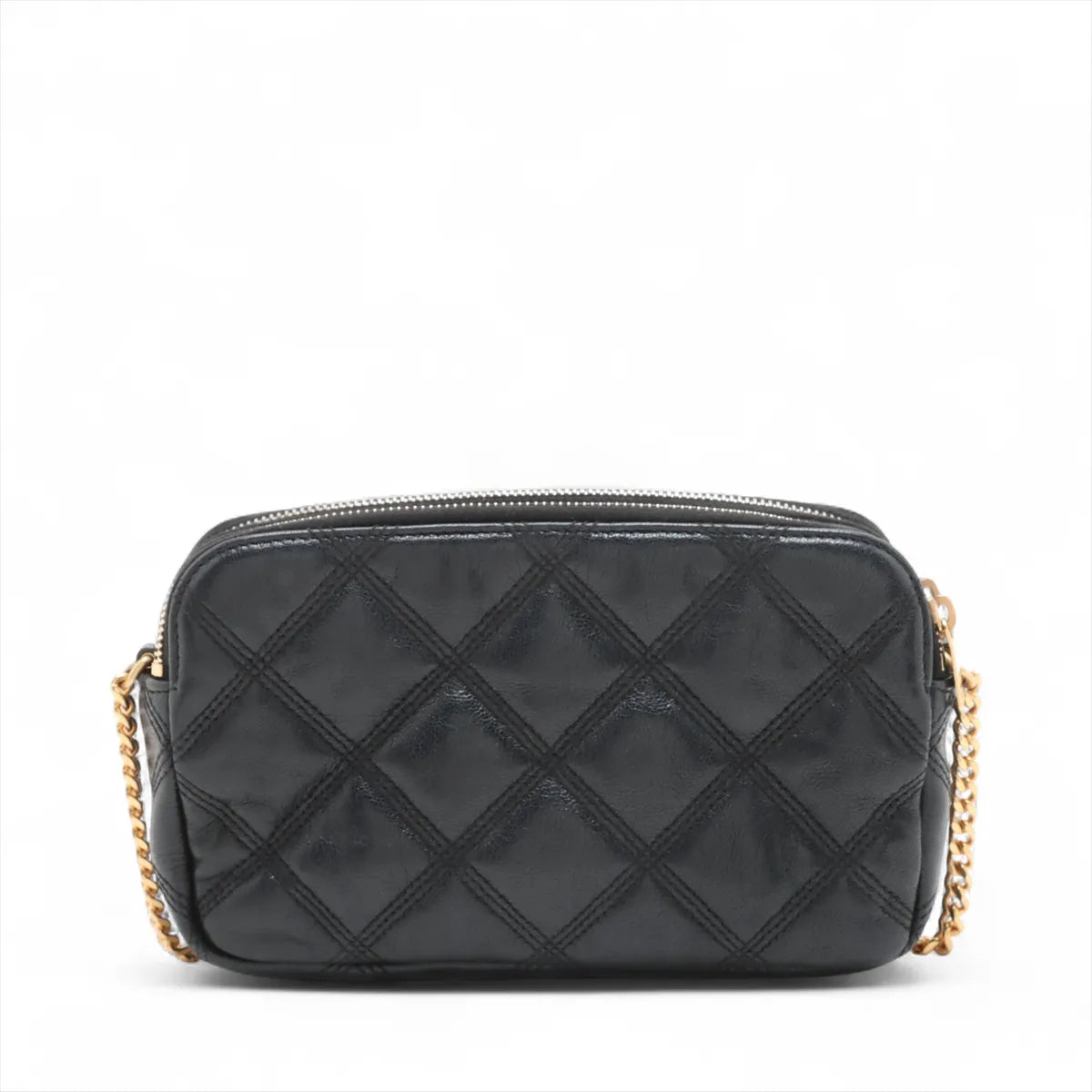 Saint Laurent Paris Becky Leather Chain Shoulder Bag Black