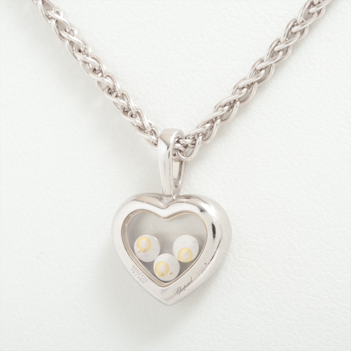 Chopard Happy Heart Diamond Necklace White Gold