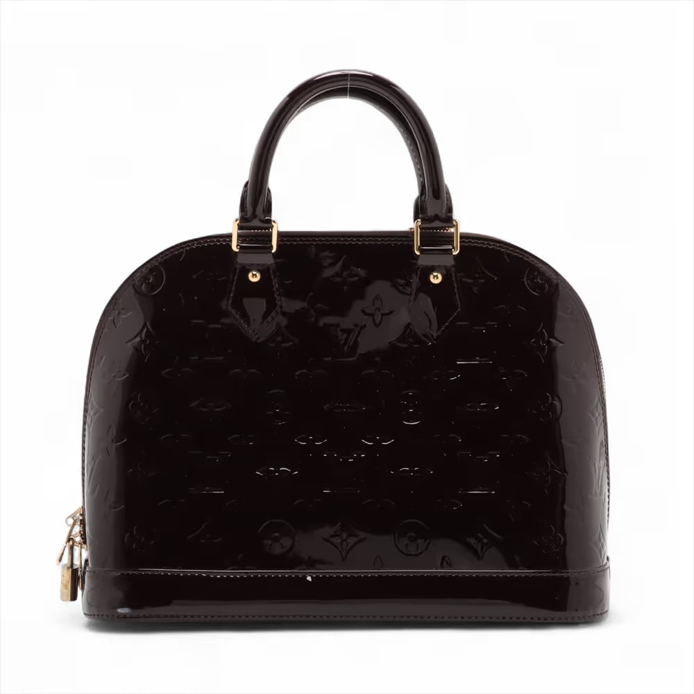 Louis Vuitton Vernis Alma MM Amarante