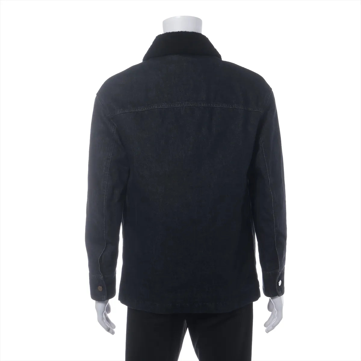 Fendi Cotton Denim Jacket Navy x Black