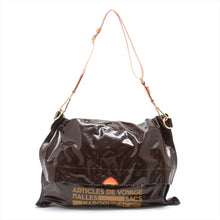 Load image into Gallery viewer, Louis Vuitton Limited Edition Moka Patent Leather Raindrop Besace Bag