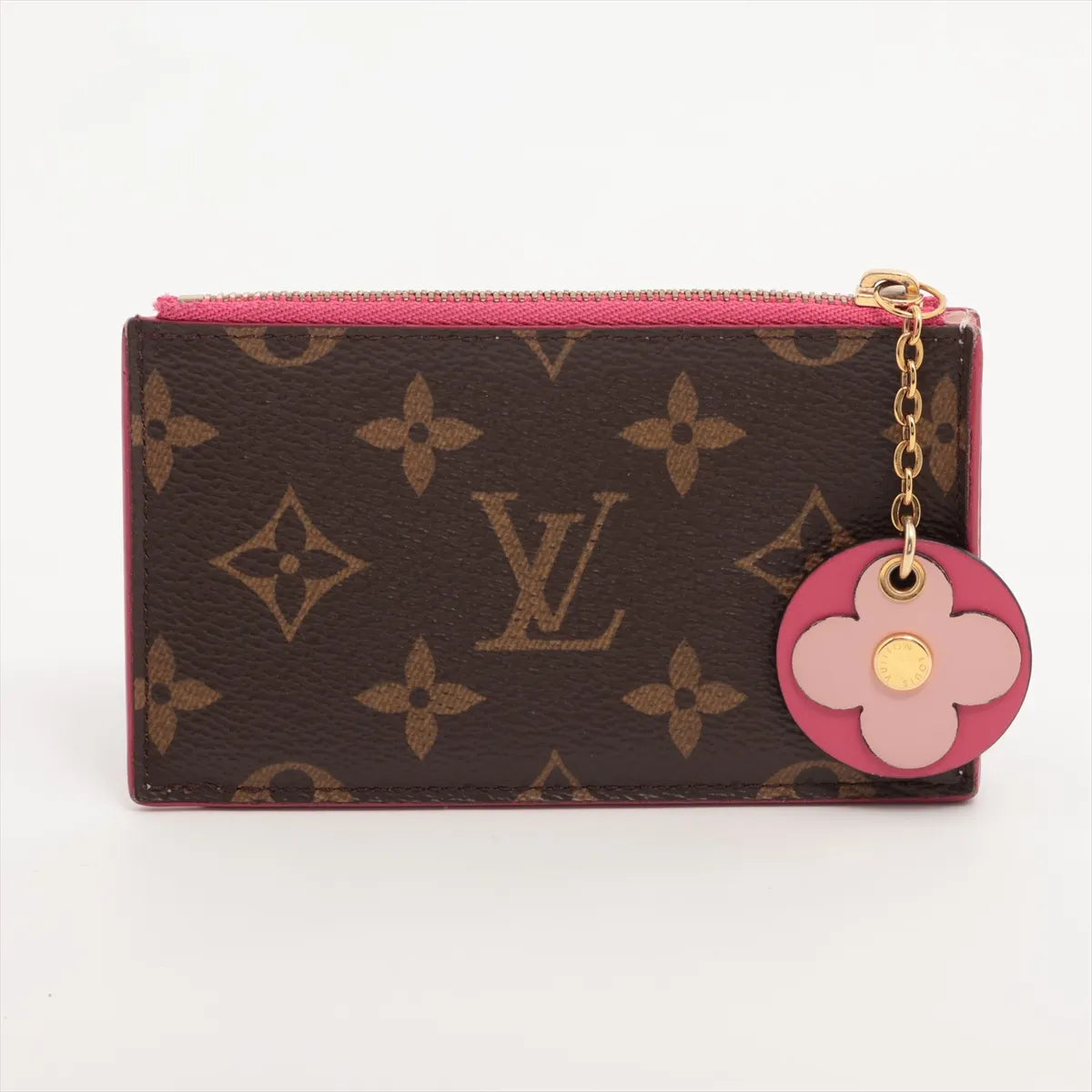 Louis Vuitton Monogram Flower Coin Purse Fuchsia