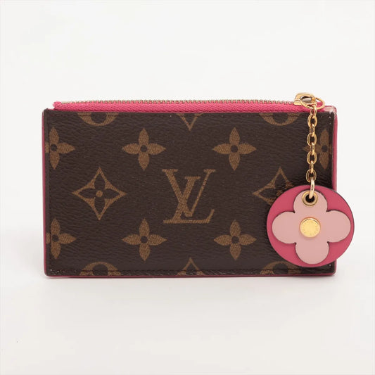 Louis Vuitton Monogram Flower Coin Purse Fuchsia