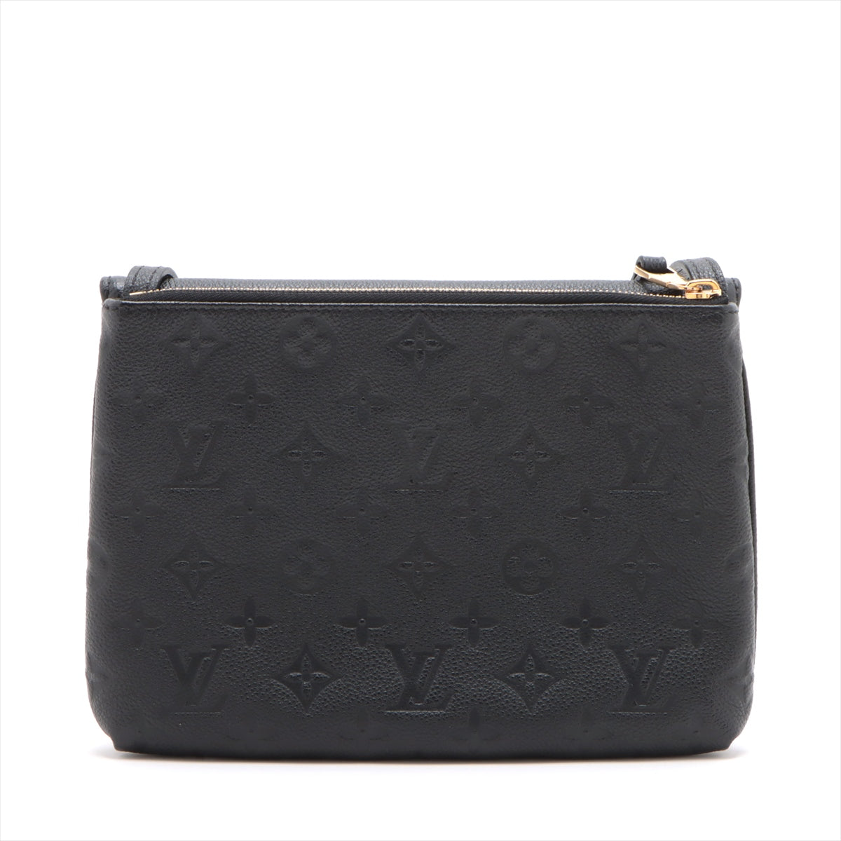 Louis Vuitton Monogram Empreinte Twice Crossbody Bag Black