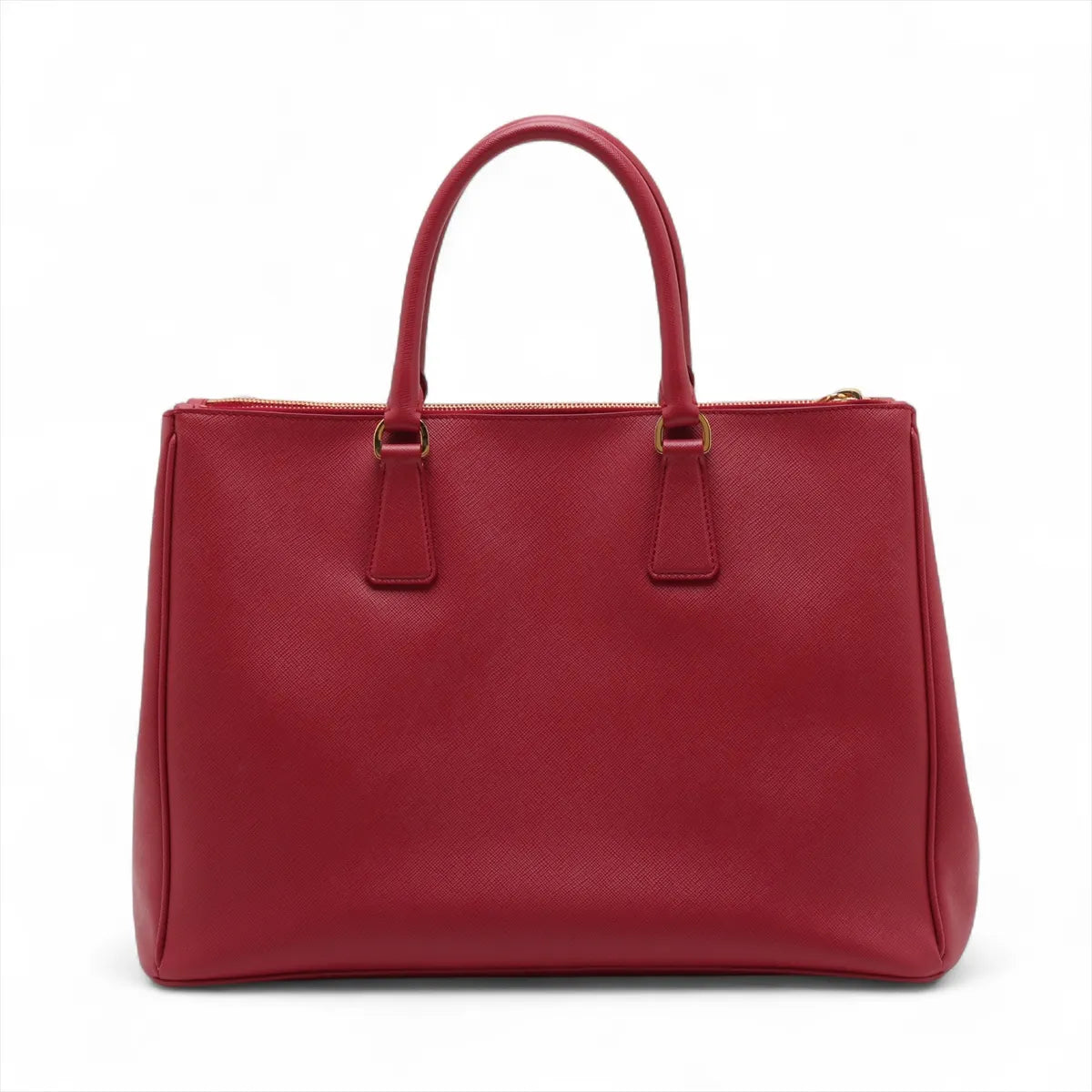 Prada Saffiano Galleria Leather Handbag Red