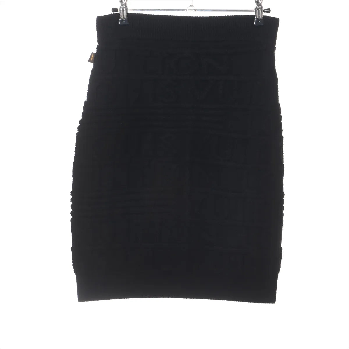 Louis Vuitton Wool Nylon Knit Skirt Black
