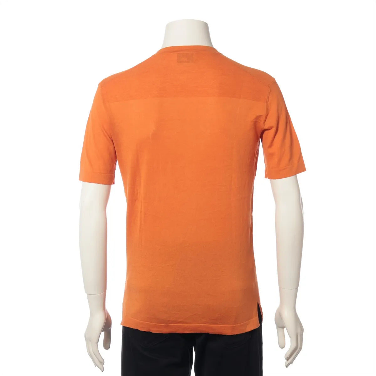 Hermès Cotton Knit T-shirt Orange