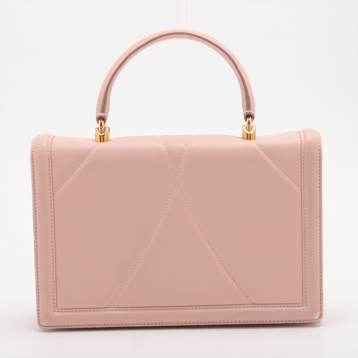 Dolce & Gabbana Devotion Top Handle Bag Pastel Salmon