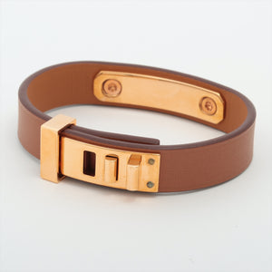 Hermès As de Coeur Bracelet Brown