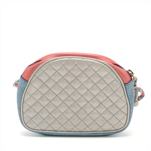 Gucci Horsebit Metallic Pochette Crossbody Bag Red x Blue