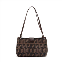 Load image into Gallery viewer, Top rated Fendi Zucca Canvas Shoulder Bag Brown