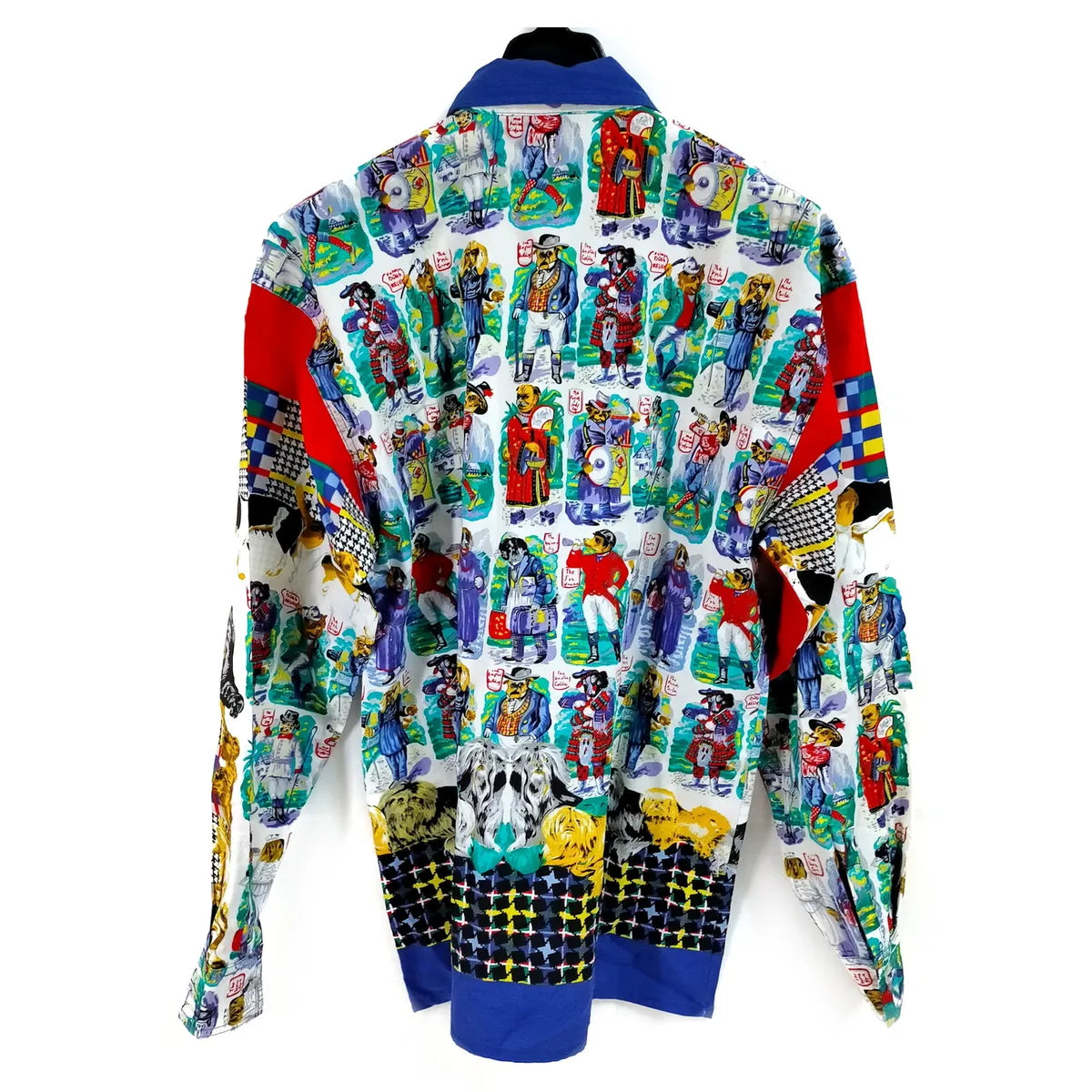 Versace Cotton Multicolor Pattern Long Sleeve