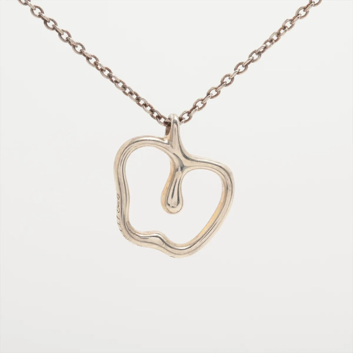 Tiffany & Co. Apple Pendant Necklace 925 Silver