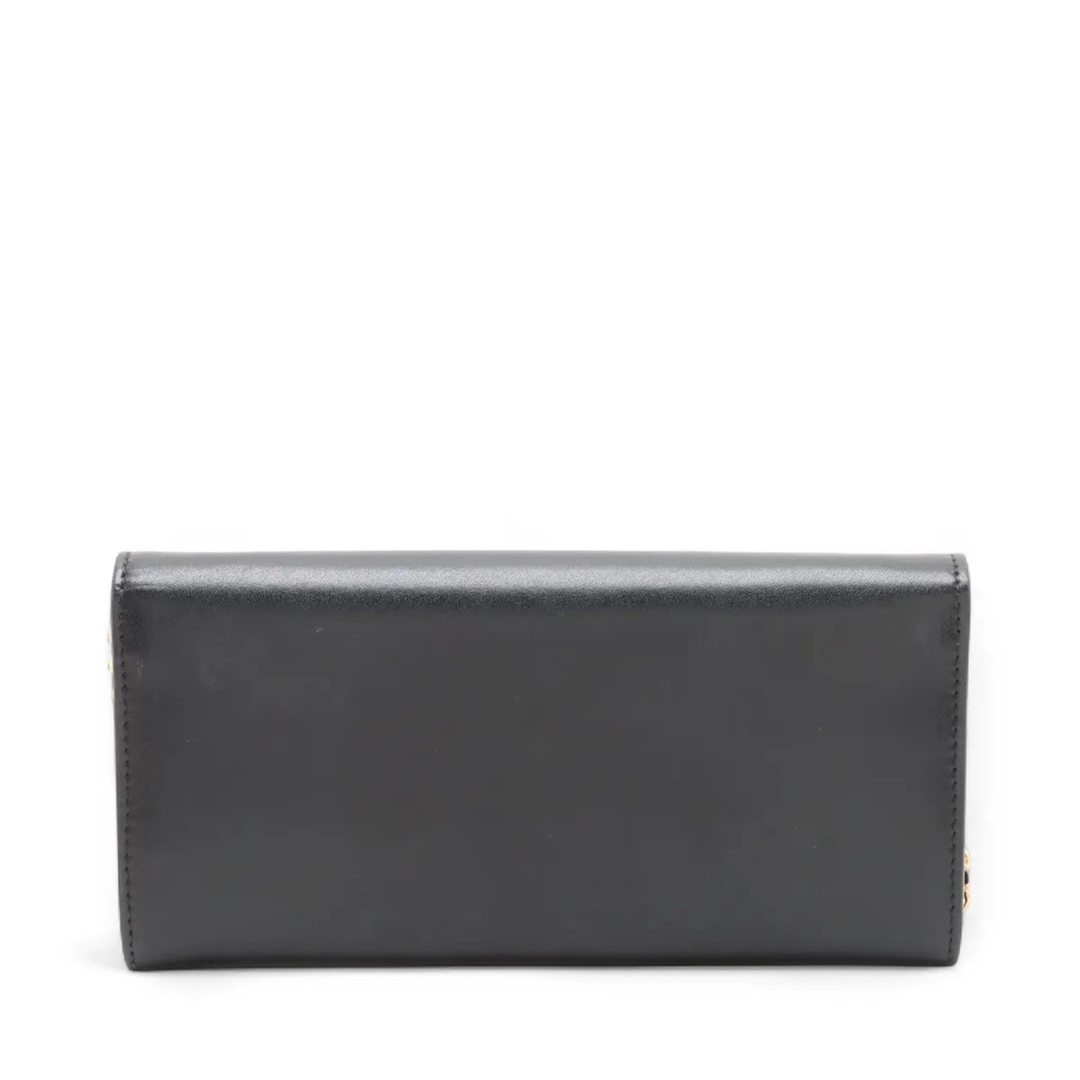 Fendi Leather Wallet on Chain Black