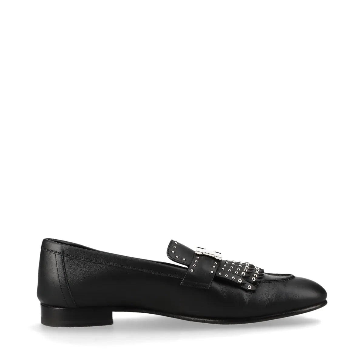 Hermès Royal Studs Loafer Black