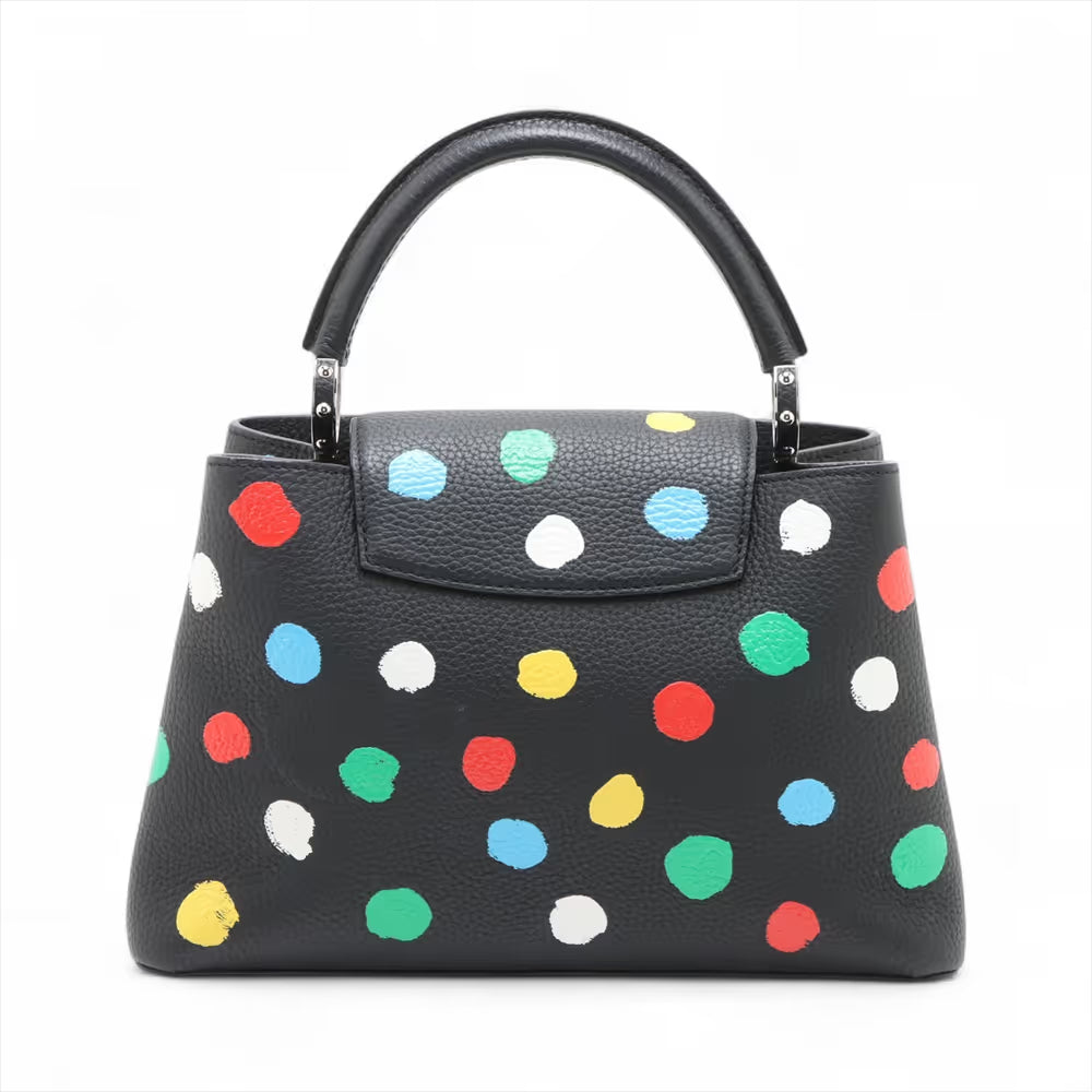 Louis Vuitton x Yayoi Kusama Capucines MM Black x Multicolor