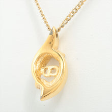 Load image into Gallery viewer, Dior CD Logo Teardrop Rhinestone Pendant Necklace