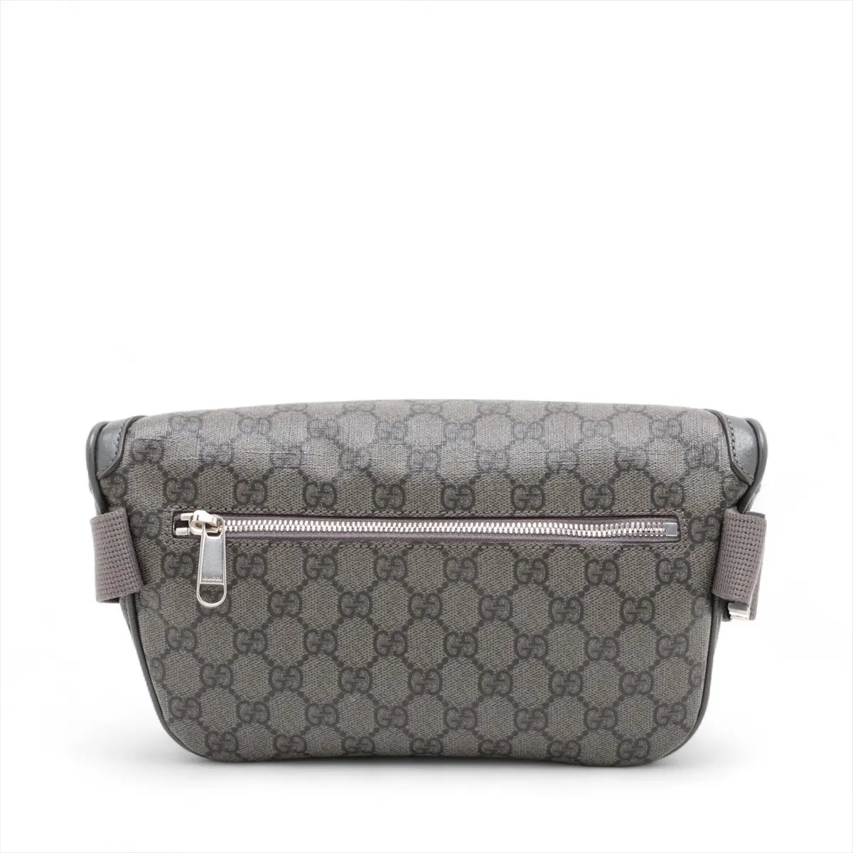 Gucci GG Supreme Leather Sling Belt Bag Gray