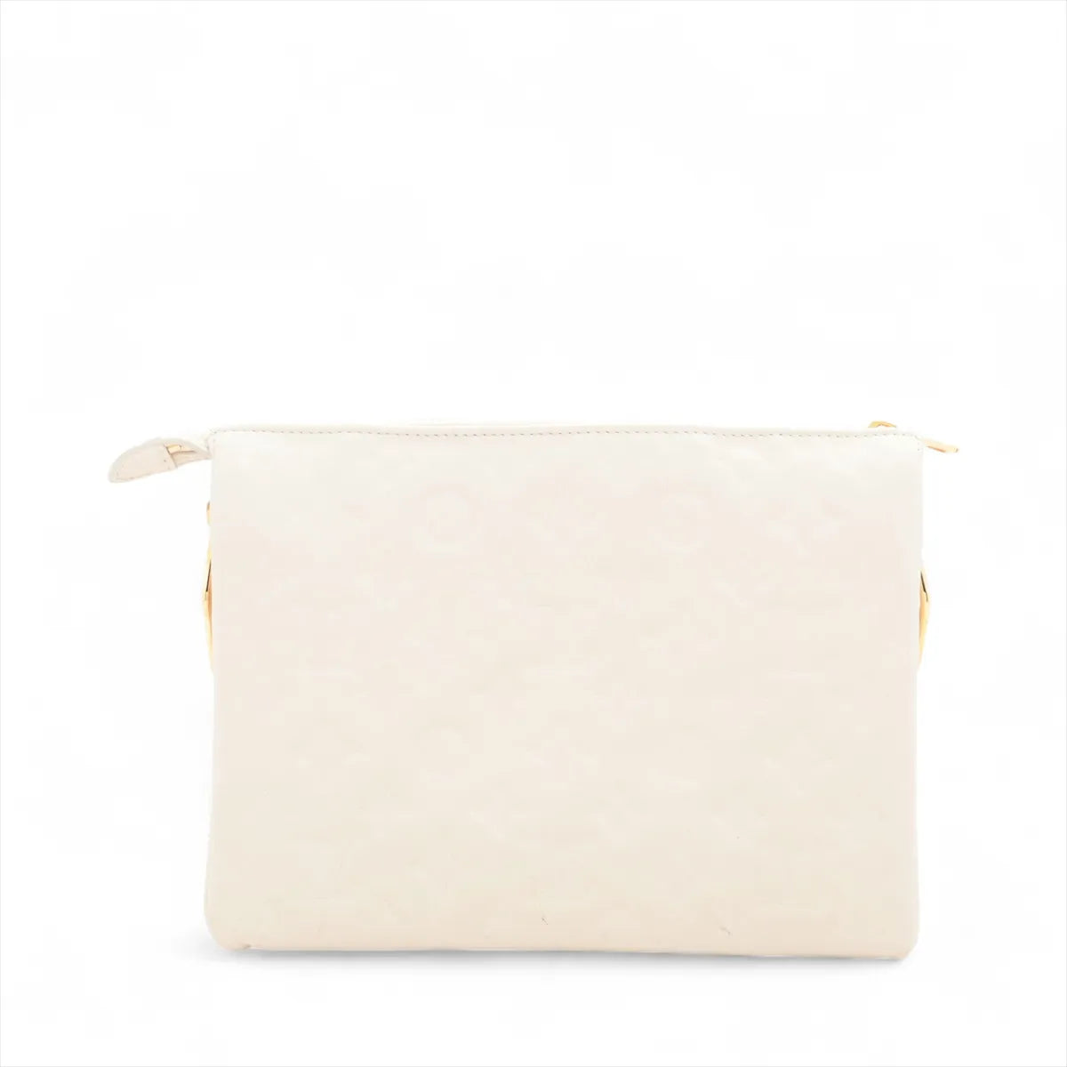 Louis Vuitton Monogram Embossed Coussin PM White