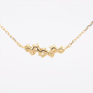 Ahkah BB Diamond Necklace Yellow Gold