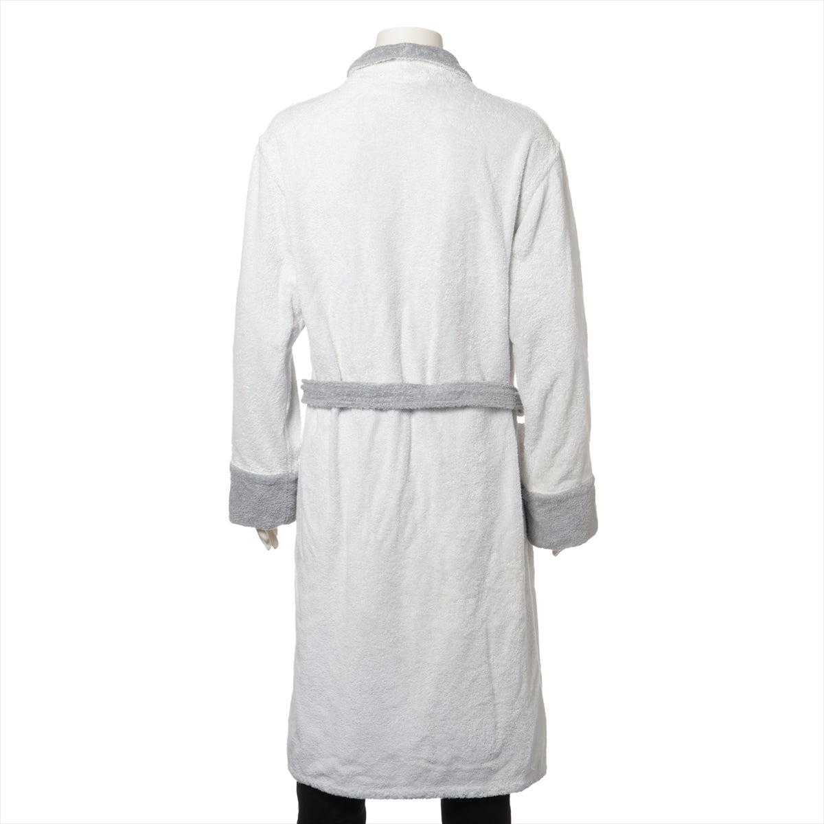 Louis Vuitton Reversible Cotton Bathrobe Gray x White