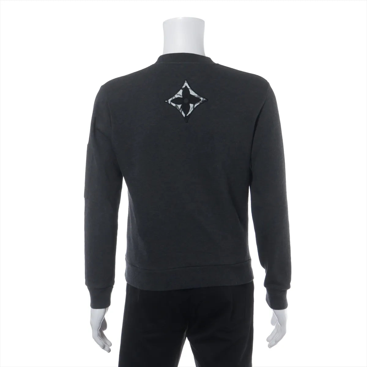 Louis Vuitton Cotton Basic Knitted Sweater Gray