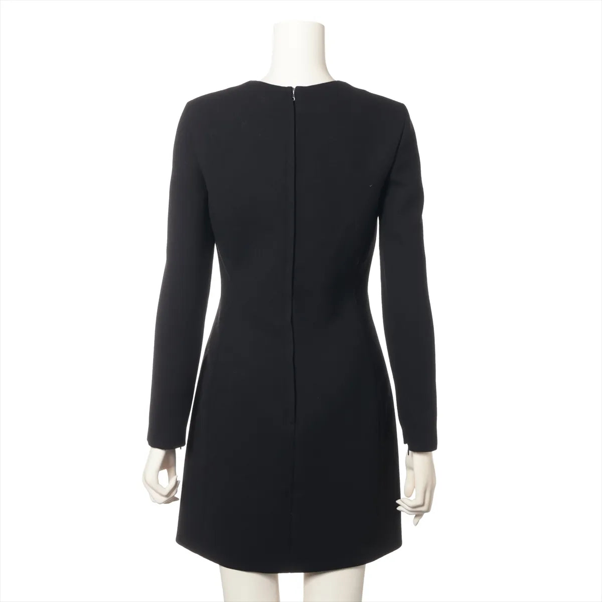 Gucci Wool Long Sleeve Dress Black