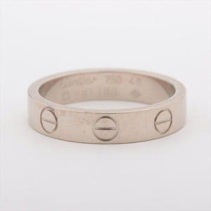 Authentic Cartier Mini Love Ring White Gold